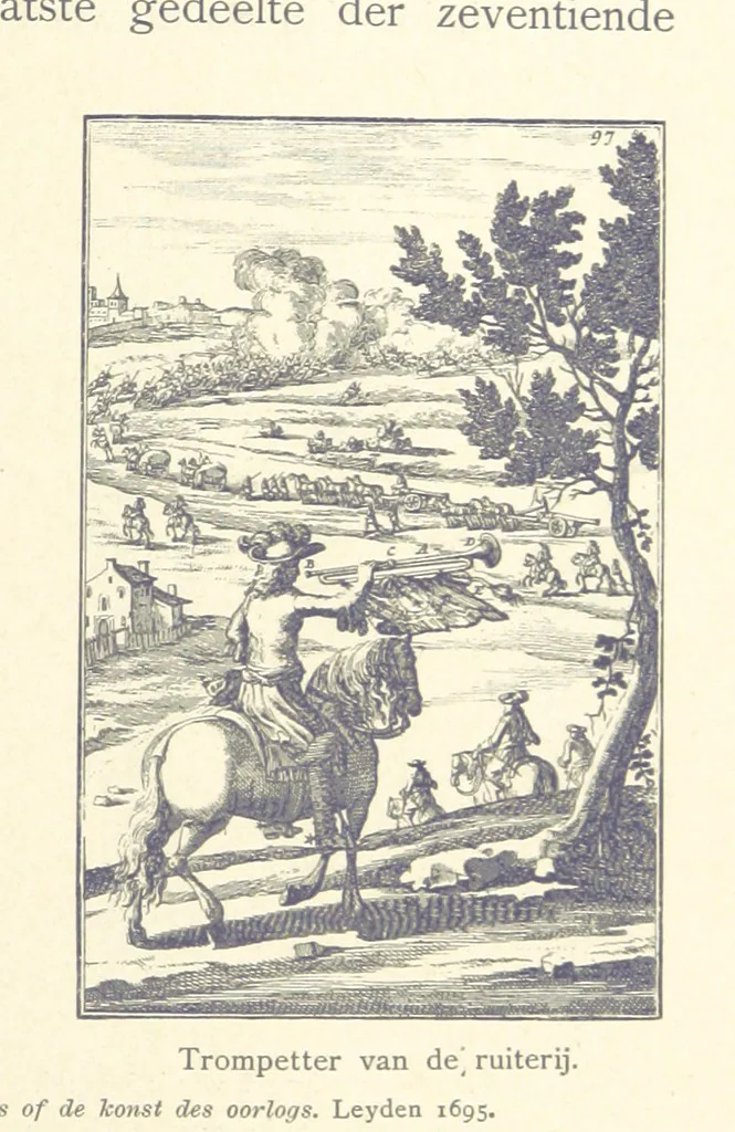 An illustration from Onze Gouden Eeuw. De Republiek der Vereenigde Nederlanden in haar bloeitijd ... Geïllustreerd onder toezicht van J. H. W. Unger, 1896, leaf 125