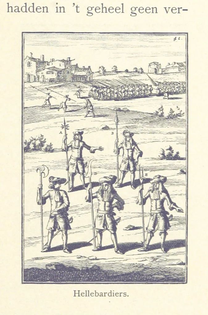 An illustration from Onze Gouden Eeuw. De Republiek der Vereenigde Nederlanden in haar bloeitijd ... Geïllustreerd onder toezicht van J. H. W. Unger, 1896, leaf 129