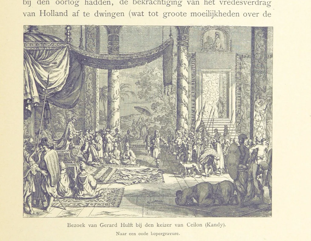 An illustration from Onze Gouden Eeuw. De Republiek der Vereenigde Nederlanden in haar bloeitijd ... Geïllustreerd onder toezicht van J. H. W. Unger, 1896, leaf 193