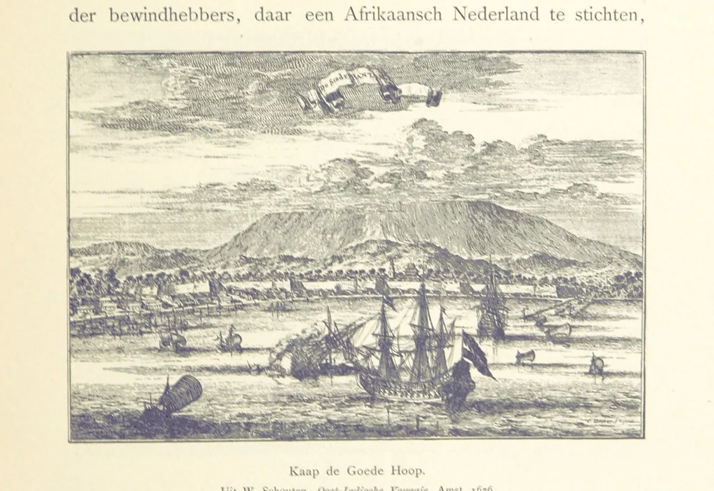 An illustration from Onze Gouden Eeuw. De Republiek der Vereenigde Nederlanden in haar bloeitijd ... Geïllustreerd onder toezicht van J. H. W. Unger, 1896, leaf 205