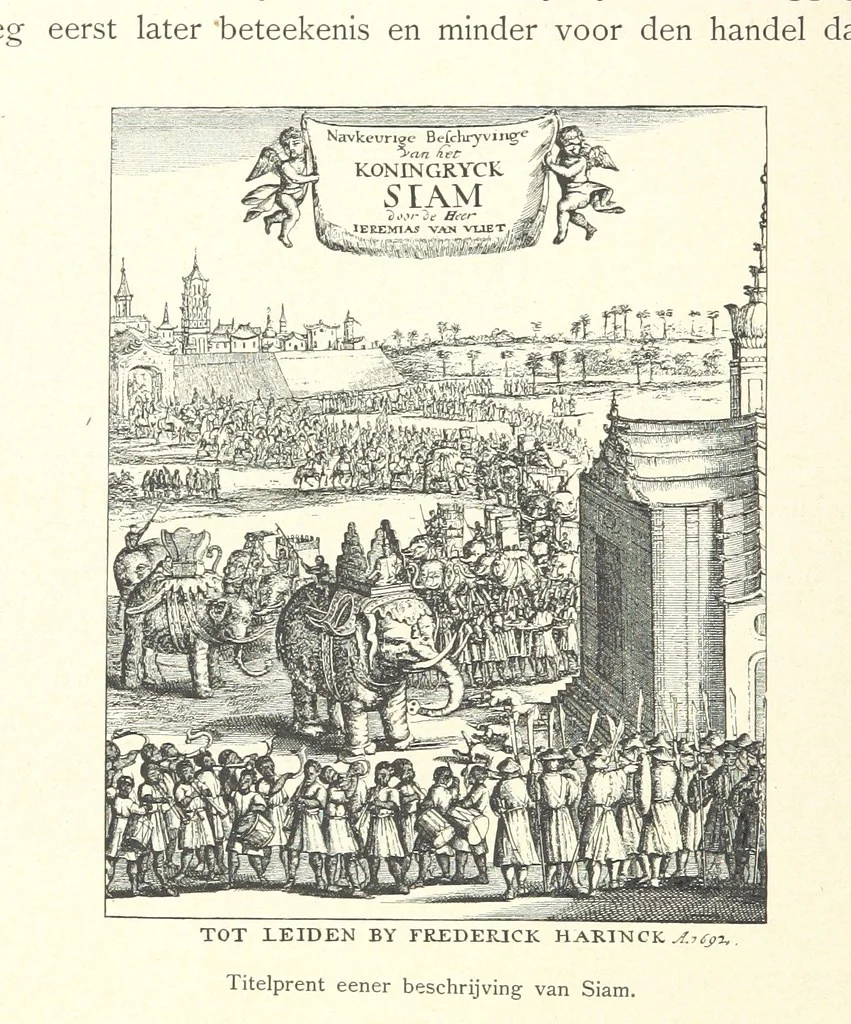 An illustration from Onze Gouden Eeuw. De Republiek der Vereenigde Nederlanden in haar bloeitijd ... Geïllustreerd onder toezicht van J. H. W. Unger, 1896, leaf 208