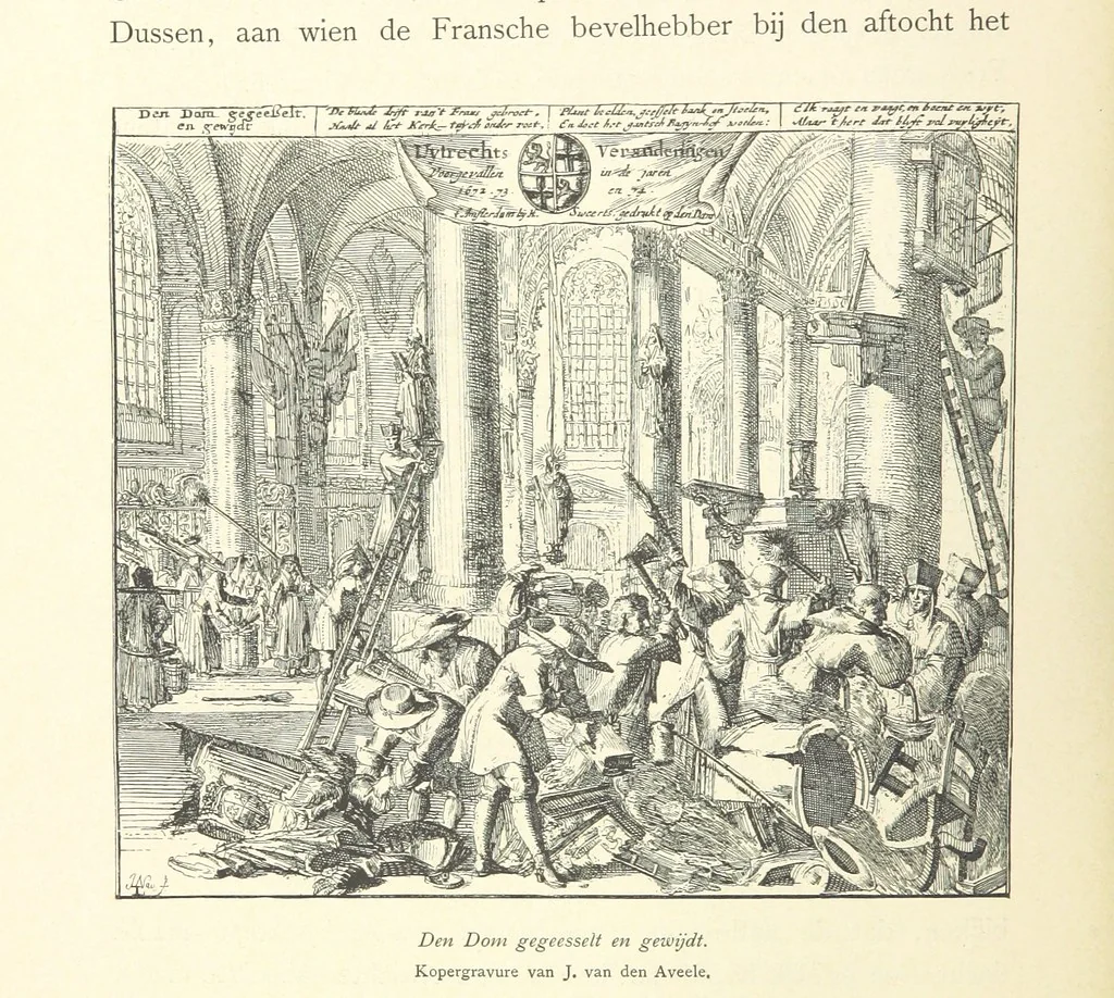 An illustration from Onze Gouden Eeuw. De Republiek der Vereenigde Nederlanden in haar bloeitijd ... Geïllustreerd onder toezicht van J. H. W. Unger, 1896, leaf 22
