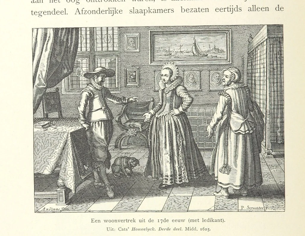 An illustration from Onze Gouden Eeuw. De Republiek der Vereenigde Nederlanden in haar bloeitijd ... Geïllustreerd onder toezicht van J. H. W. Unger, 1896, leaf 240