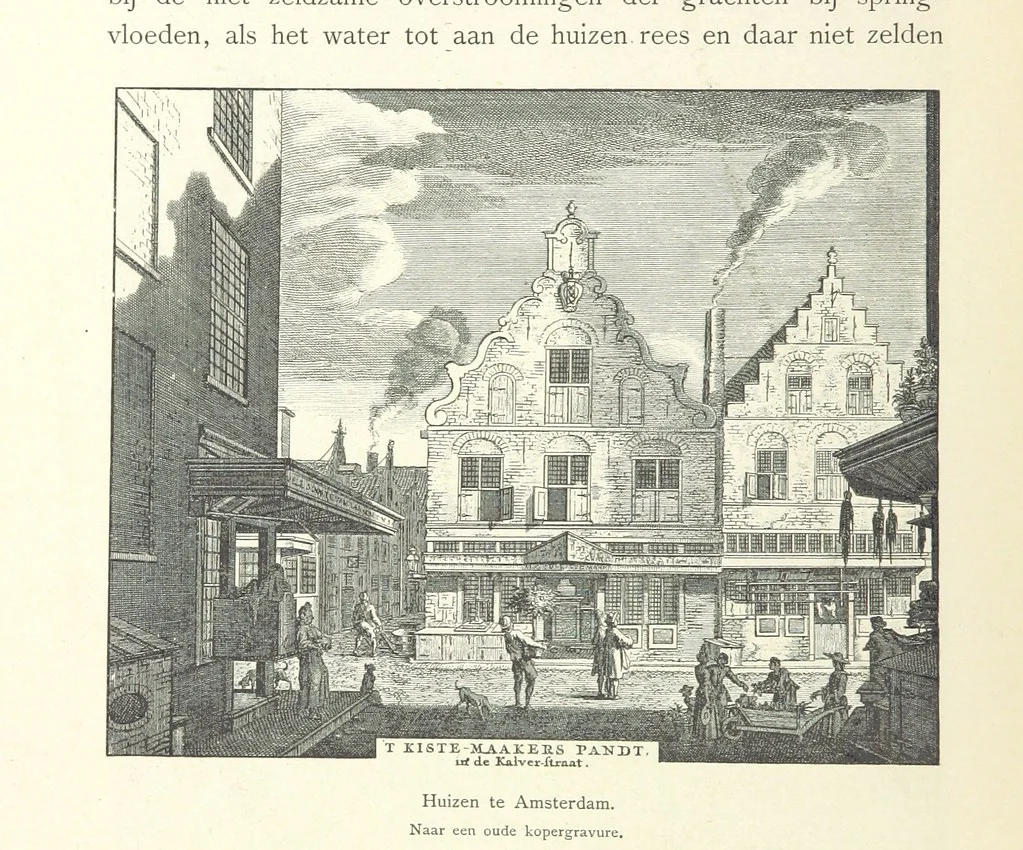 An illustration from Onze Gouden Eeuw. De Republiek der Vereenigde Nederlanden in haar bloeitijd ... Geïllustreerd onder toezicht van J. H. W. Unger, 1896, leaf 242