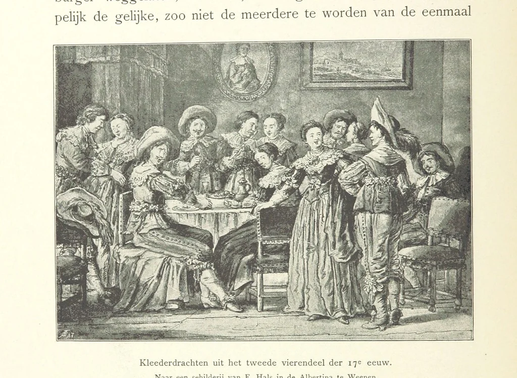 An illustration from Onze Gouden Eeuw. De Republiek der Vereenigde Nederlanden in haar bloeitijd ... Geïllustreerd onder toezicht van J. H. W. Unger, 1896, leaf 252