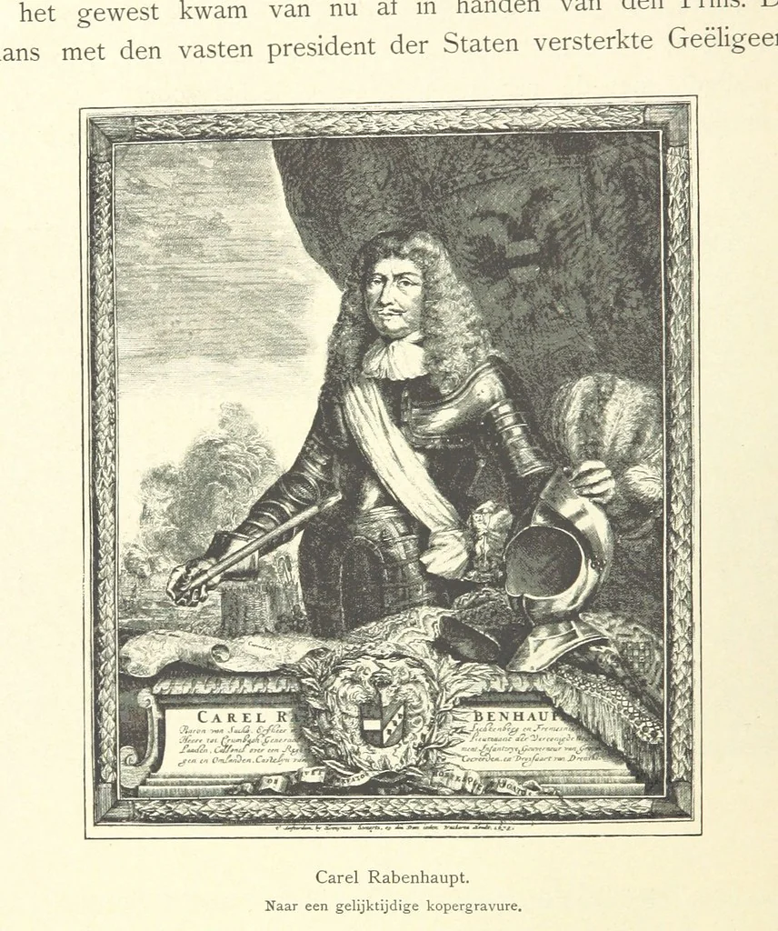 An illustration from Onze Gouden Eeuw. De Republiek der Vereenigde Nederlanden in haar bloeitijd ... Geïllustreerd onder toezicht van J. H. W. Unger, 1896, leaf 26