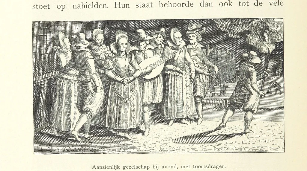 An illustration from Onze Gouden Eeuw. De Republiek der Vereenigde Nederlanden in haar bloeitijd ... Geïllustreerd onder toezicht van J. H. W. Unger, 1896, leaf 260