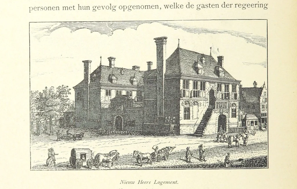 An illustration from Onze Gouden Eeuw. De Republiek der Vereenigde Nederlanden in haar bloeitijd ... Geïllustreerd onder toezicht van J. H. W. Unger, 1896, leaf 274