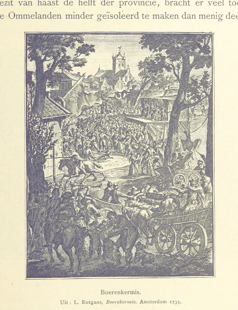 An illustration from Onze Gouden Eeuw. De Republiek der Vereenigde Nederlanden in haar bloeitijd ... Geïllustreerd onder toezicht van J. H. W. Unger, 1896, leaf 281