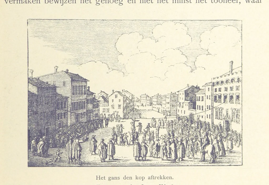 An illustration from Onze Gouden Eeuw. De Republiek der Vereenigde Nederlanden in haar bloeitijd ... Geïllustreerd onder toezicht van J. H. W. Unger, 1896, leaf 283
