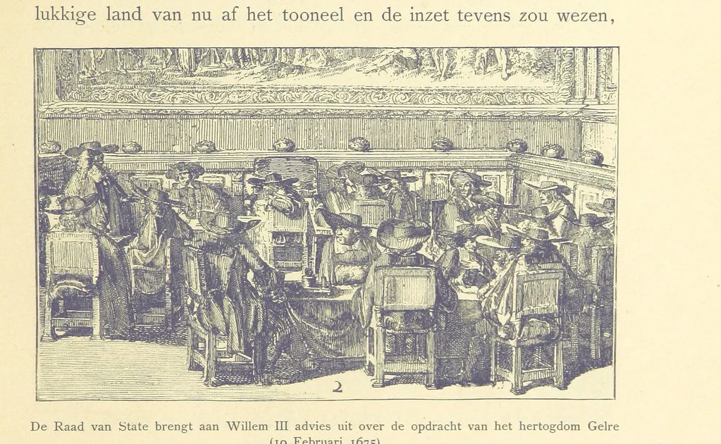 An illustration from Onze Gouden Eeuw. De Republiek der Vereenigde Nederlanden in haar bloeitijd ... Geïllustreerd onder toezicht van J. H. W. Unger, 1896, leaf 29