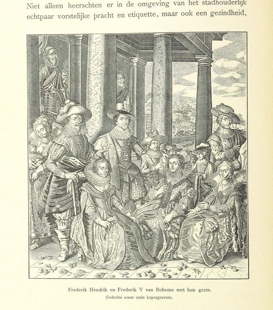 An illustration from Onze Gouden Eeuw. De Republiek der Vereenigde Nederlanden in haar bloeitijd ... Geïllustreerd onder toezicht van J. H. W. Unger, 1896, leaf 302