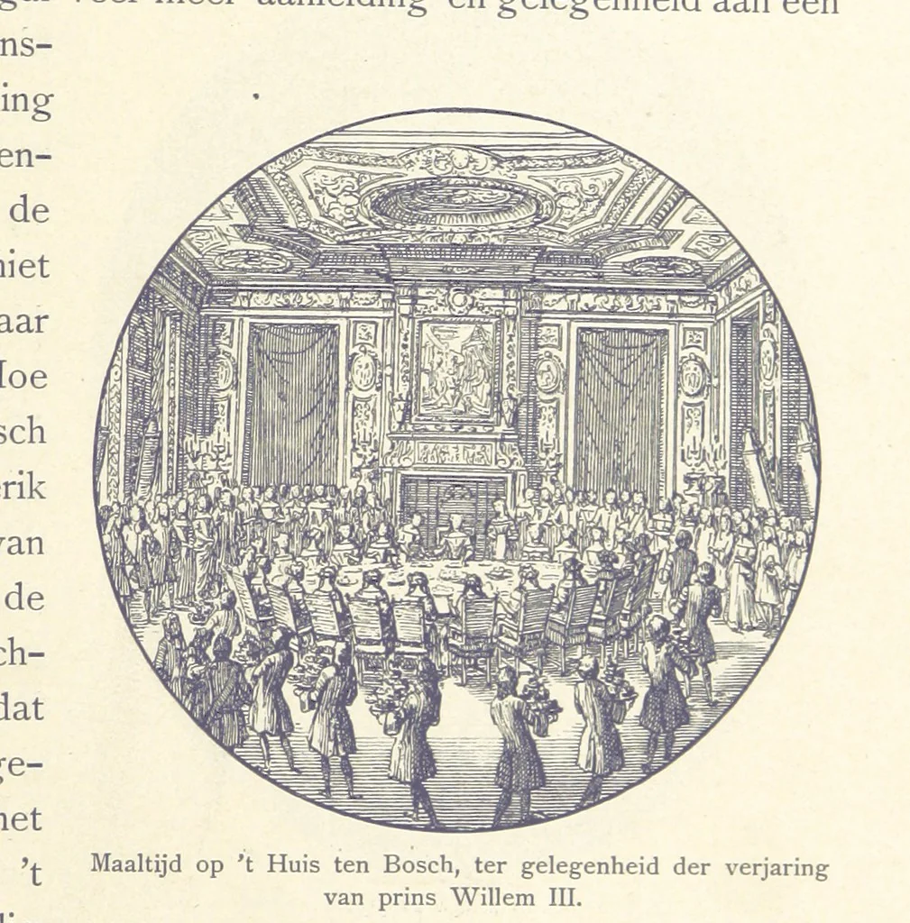 An illustration from Onze Gouden Eeuw. De Republiek der Vereenigde Nederlanden in haar bloeitijd ... Geïllustreerd onder toezicht van J. H. W. Unger, 1896, leaf 307