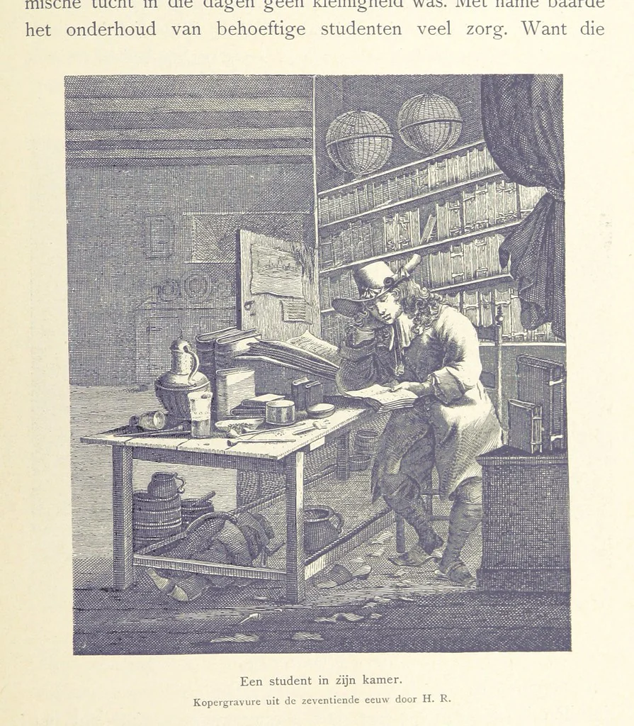 An illustration from Onze Gouden Eeuw. De Republiek der Vereenigde Nederlanden in haar bloeitijd ... Geïllustreerd onder toezicht van J. H. W. Unger, 1896, leaf 361