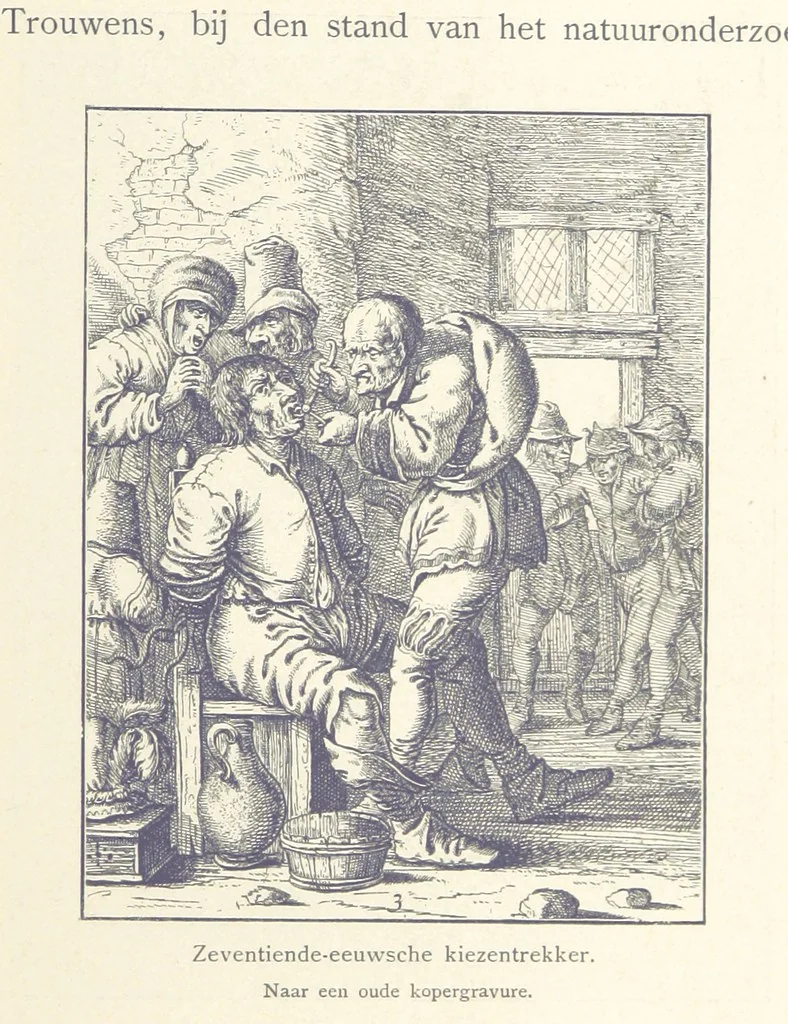 An illustration from Onze Gouden Eeuw. De Republiek der Vereenigde Nederlanden in haar bloeitijd ... Geïllustreerd onder toezicht van J. H. W. Unger, 1896, leaf 371