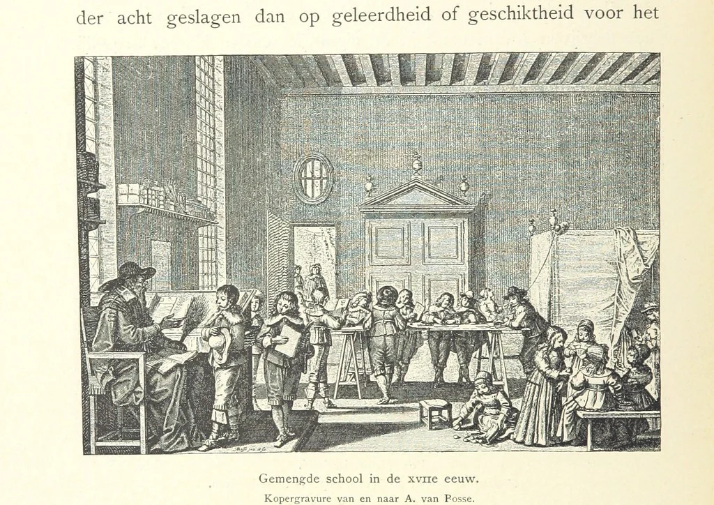 An illustration from Onze Gouden Eeuw. De Republiek der Vereenigde Nederlanden in haar bloeitijd ... Geïllustreerd onder toezicht van J. H. W. Unger, 1896, leaf 384