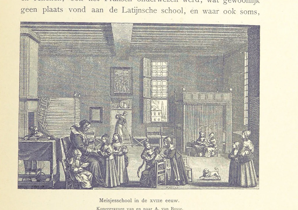 An illustration from Onze Gouden Eeuw. De Republiek der Vereenigde Nederlanden in haar bloeitijd ... Geïllustreerd onder toezicht van J. H. W. Unger, 1896, leaf 385