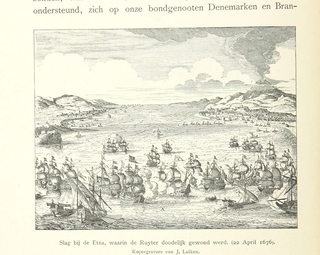 An illustration from Onze Gouden Eeuw. De Republiek der Vereenigde Nederlanden in haar bloeitijd ... Geïllustreerd onder toezicht van J. H. W. Unger, 1896, leaf 40