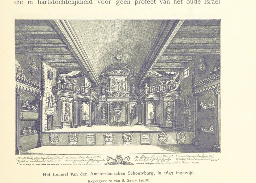 An illustration from Onze Gouden Eeuw. De Republiek der Vereenigde Nederlanden in haar bloeitijd ... Geïllustreerd onder toezicht van J. H. W. Unger, 1896, leaf 425
