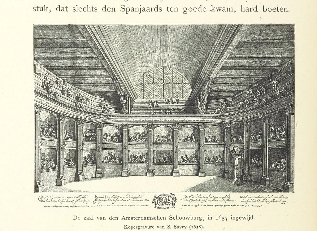 An illustration from Onze Gouden Eeuw. De Republiek der Vereenigde Nederlanden in haar bloeitijd ... Geïllustreerd onder toezicht van J. H. W. Unger, 1896, leaf 426