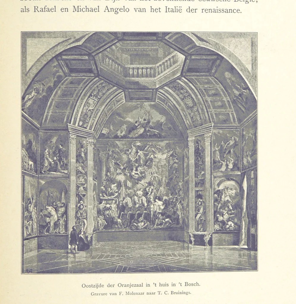 An illustration from Onze Gouden Eeuw. De Republiek der Vereenigde Nederlanden in haar bloeitijd ... Geïllustreerd onder toezicht van J. H. W. Unger, 1896, leaf 449