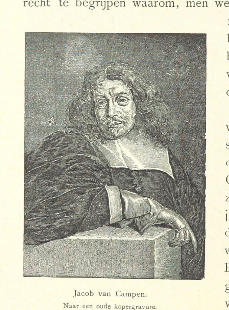 An illustration from Onze Gouden Eeuw. De Republiek der Vereenigde Nederlanden in haar bloeitijd ... Geïllustreerd onder toezicht van J. H. W. Unger, 1896, leaf 454