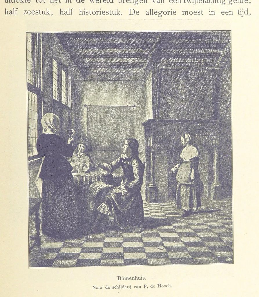 An illustration from Onze Gouden Eeuw. De Republiek der Vereenigde Nederlanden in haar bloeitijd ... Geïllustreerd onder toezicht van J. H. W. Unger, 1896, leaf 459