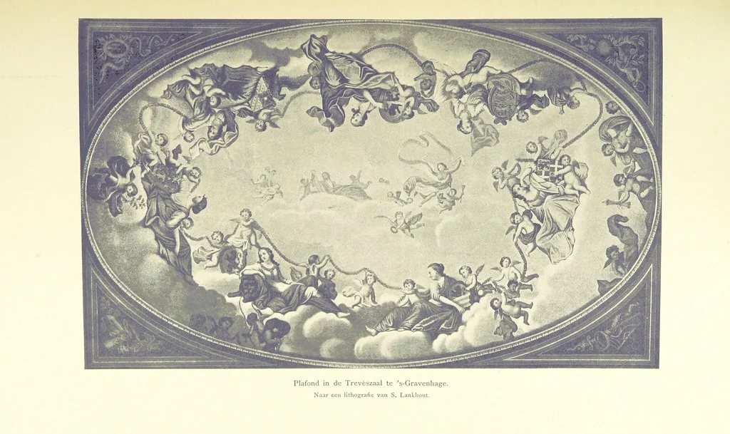 An illustration from Onze Gouden Eeuw. De Republiek der Vereenigde Nederlanden in haar bloeitijd ... Geïllustreerd onder toezicht van J. H. W. Unger, 1896, leaf 475