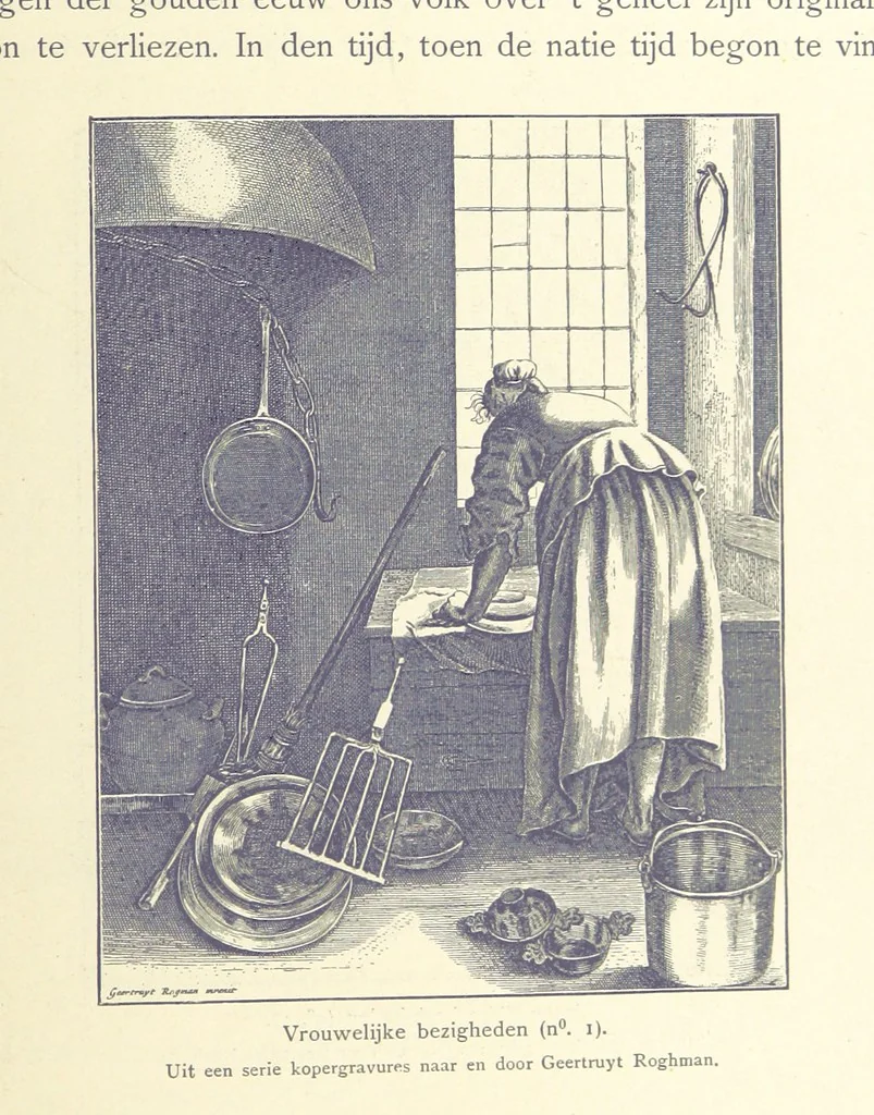 An illustration from Onze Gouden Eeuw. De Republiek der Vereenigde Nederlanden in haar bloeitijd ... Geïllustreerd onder toezicht van J. H. W. Unger, 1896, leaf 487
