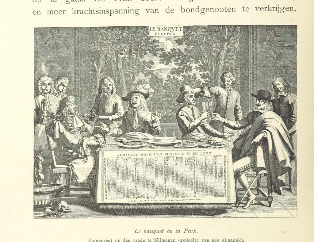 An illustration from Onze Gouden Eeuw. De Republiek der Vereenigde Nederlanden in haar bloeitijd ... Geïllustreerd onder toezicht van J. H. W. Unger, 1896, leaf 54