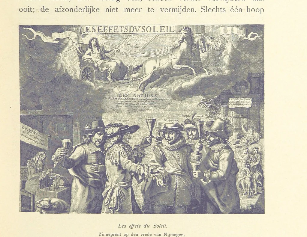 An illustration from Onze Gouden Eeuw. De Republiek der Vereenigde Nederlanden in haar bloeitijd ... Geïllustreerd onder toezicht van J. H. W. Unger, 1896, leaf 55
