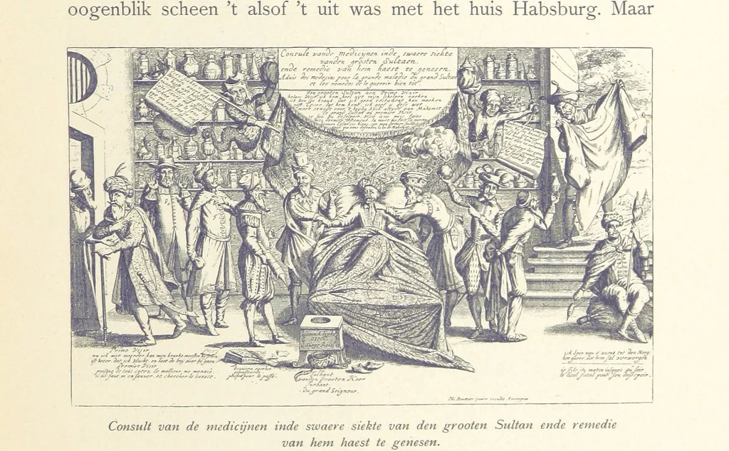 An illustration from Onze Gouden Eeuw. De Republiek der Vereenigde Nederlanden in haar bloeitijd ... Geïllustreerd onder toezicht van J. H. W. Unger, 1896, leaf 63