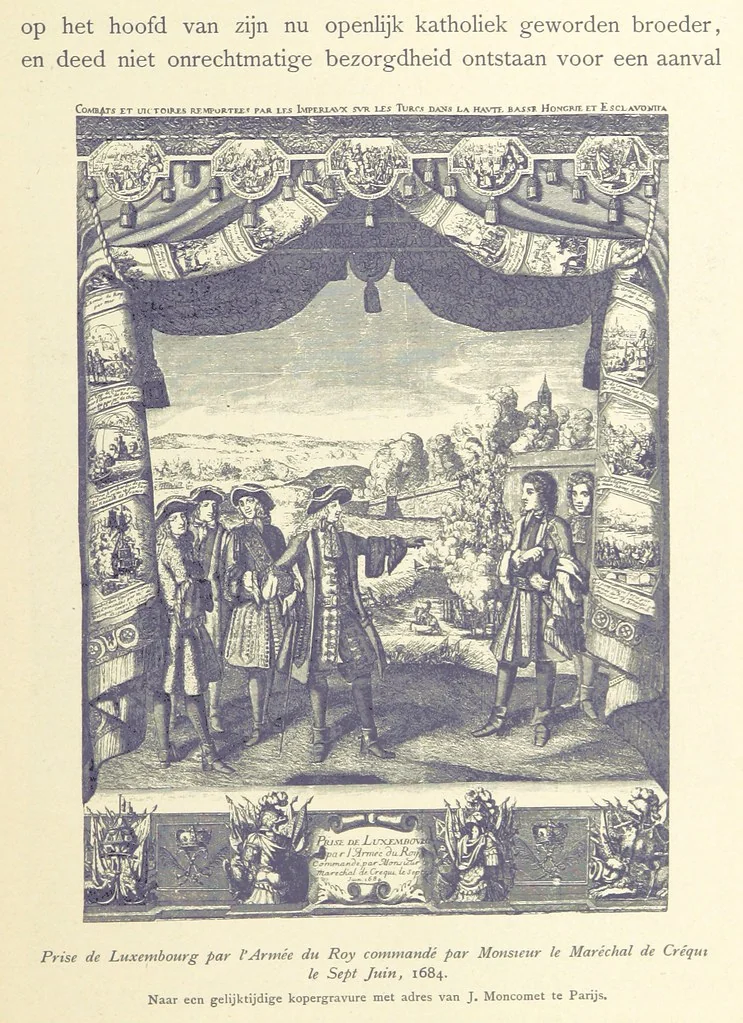 An illustration from Onze Gouden Eeuw. De Republiek der Vereenigde Nederlanden in haar bloeitijd ... Geïllustreerd onder toezicht van J. H. W. Unger, 1896, leaf 65