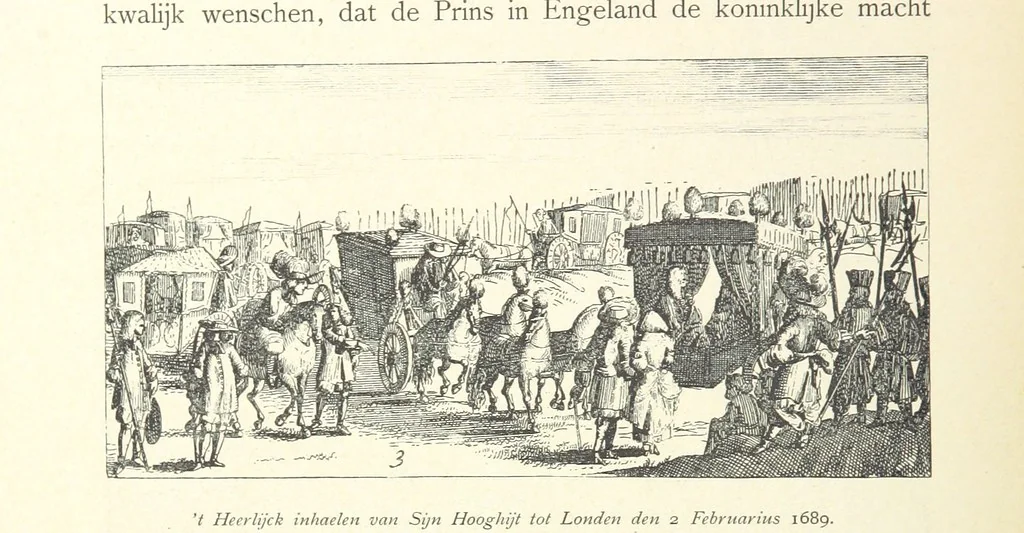 An illustration from Onze Gouden Eeuw. De Republiek der Vereenigde Nederlanden in haar bloeitijd ... Geïllustreerd onder toezicht van J. H. W. Unger, 1896, leaf 72
