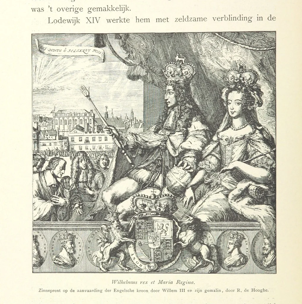 An illustration from Onze Gouden Eeuw. De Republiek der Vereenigde Nederlanden in haar bloeitijd ... Geïllustreerd onder toezicht van J. H. W. Unger, 1896, leaf 74