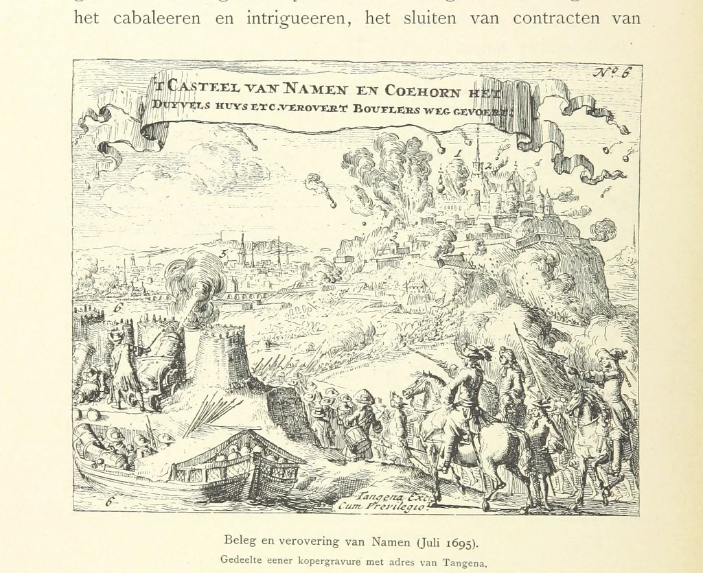 An illustration from Onze Gouden Eeuw. De Republiek der Vereenigde Nederlanden in haar bloeitijd ... Geïllustreerd onder toezicht van J. H. W. Unger, 1896, leaf 80