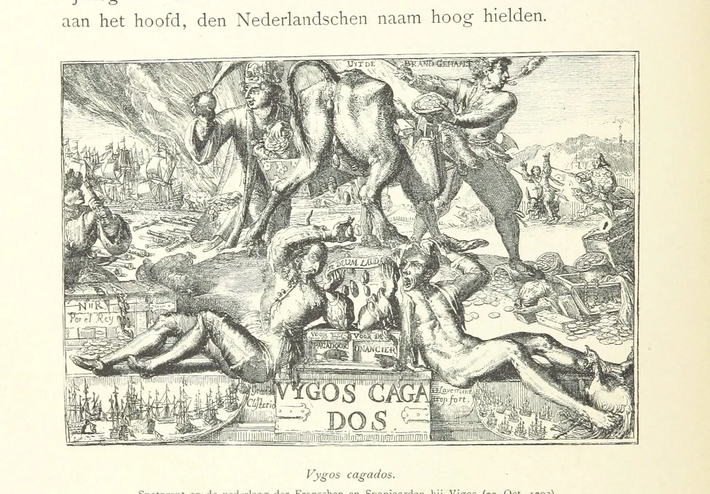 An illustration from Onze Gouden Eeuw. De Republiek der Vereenigde Nederlanden in haar bloeitijd ... Geïllustreerd onder toezicht van J. H. W. Unger, 1896, leaf 92