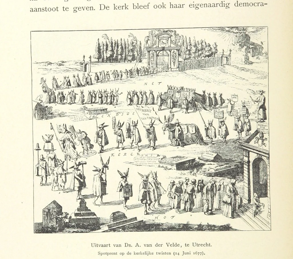 An illustration from Onze Gouden Eeuw. De Republiek der Vereenigde Nederlanden in haar bloeitijd ... Geïllustreerd onder toezicht van J. H. W. Unger, 1896, leaf 96