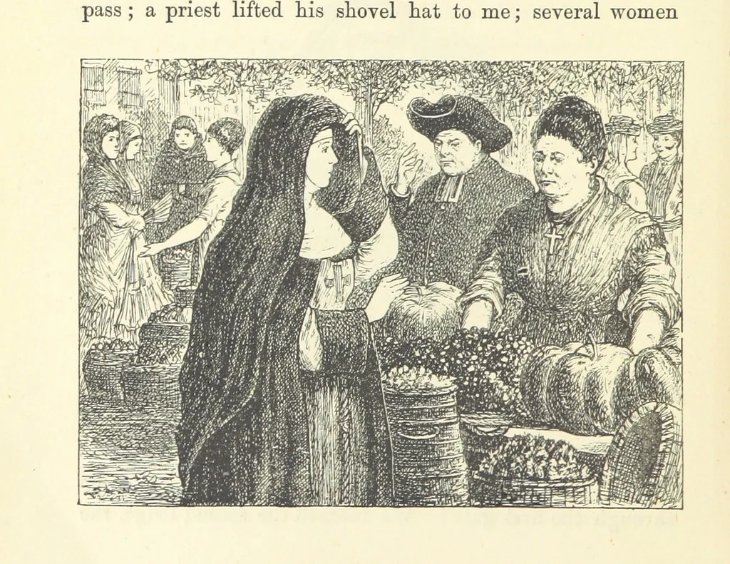 An illustration from Imprisoned in a Spanish Convent: an English girl's experiences, with other narratives and tales ... Second edition, 1886, leaf 110