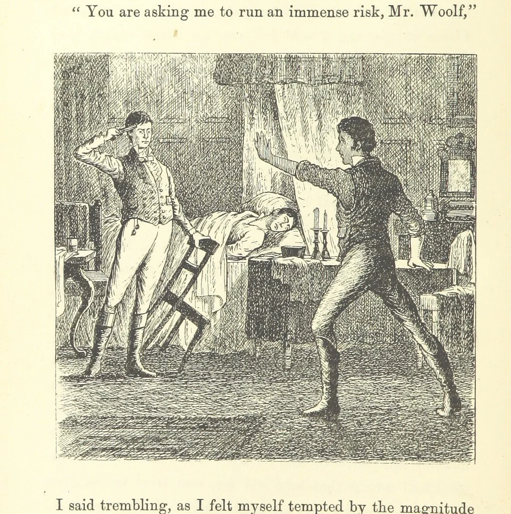 An illustration from Imprisoned in a Spanish Convent: an English girl's experiences, with other narratives and tales ... Second edition, 1886, leaf 140