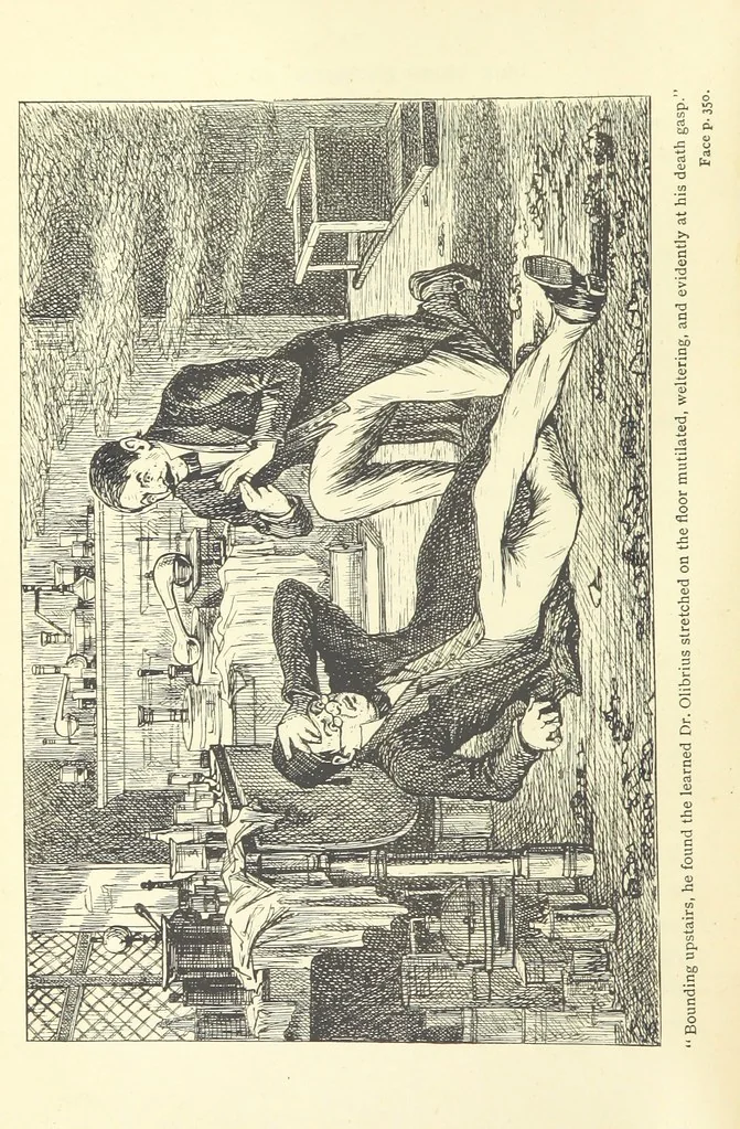 An illustration from Imprisoned in a Spanish Convent: an English girl's experiences, with other narratives and tales ... Second edition, 1886, leaf 358