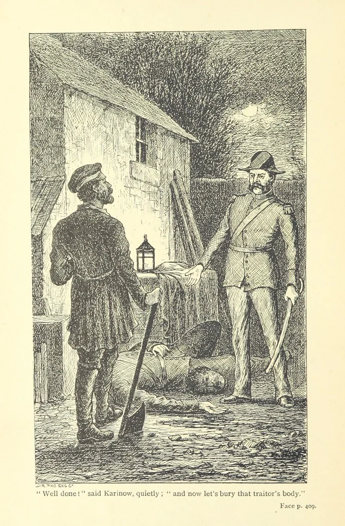 An illustration from Imprisoned in a Spanish Convent: an English girl's experiences, with other narratives and tales ... Second edition, 1886, leaf 414