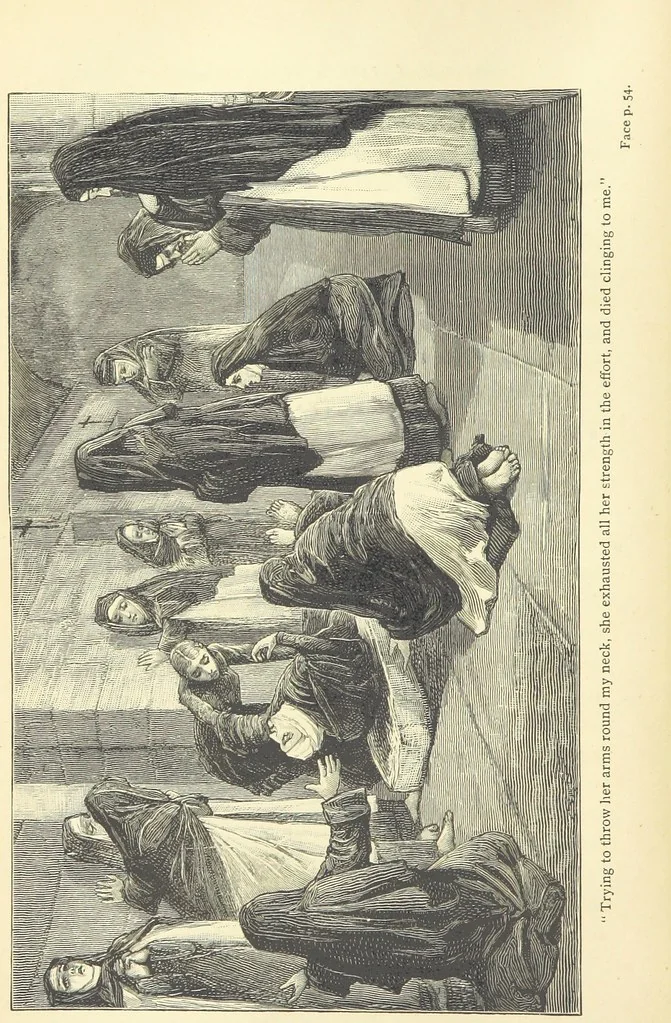 An illustration from Imprisoned in a Spanish Convent: an English girl's experiences, with other narratives and tales ... Second edition, 1886, leaf 60
