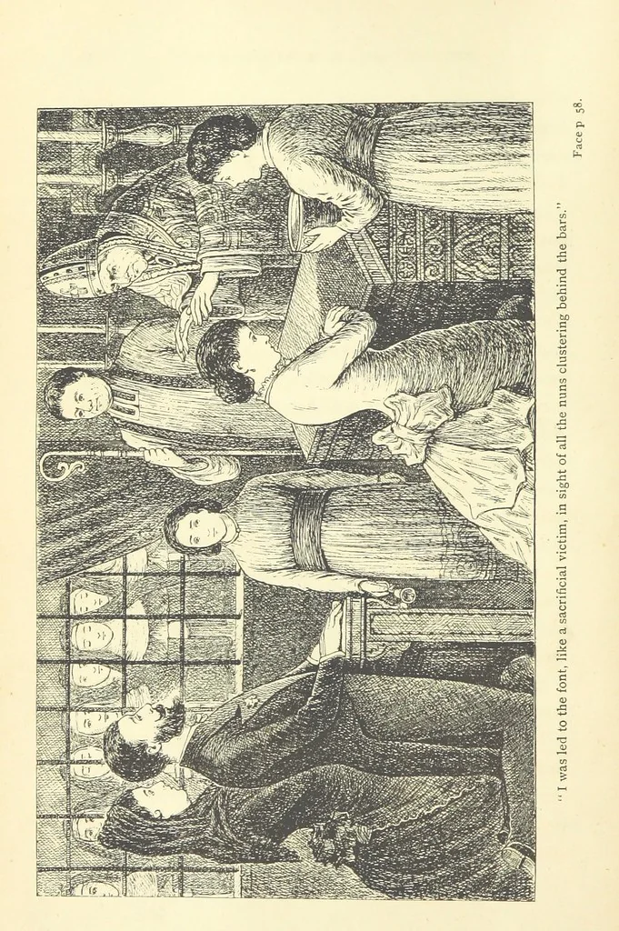 An illustration from Imprisoned in a Spanish Convent: an English girl's experiences, with other narratives and tales ... Second edition, 1886, leaf 64