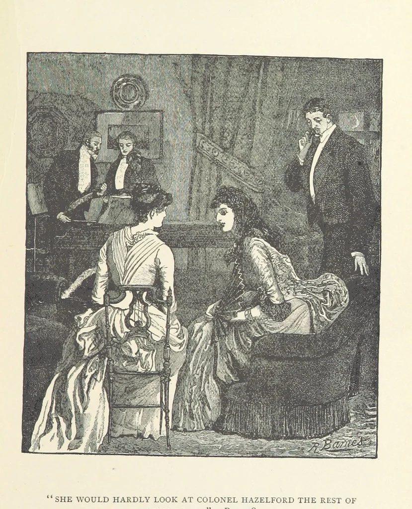 An illustration from My Brother Basil. [A novel.] ... With illustrations, etc, 1891, leaf 187