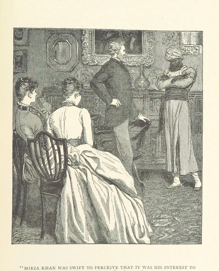 An illustration from My Brother Basil. [A novel.] ... With illustrations, etc, 1891, leaf 301