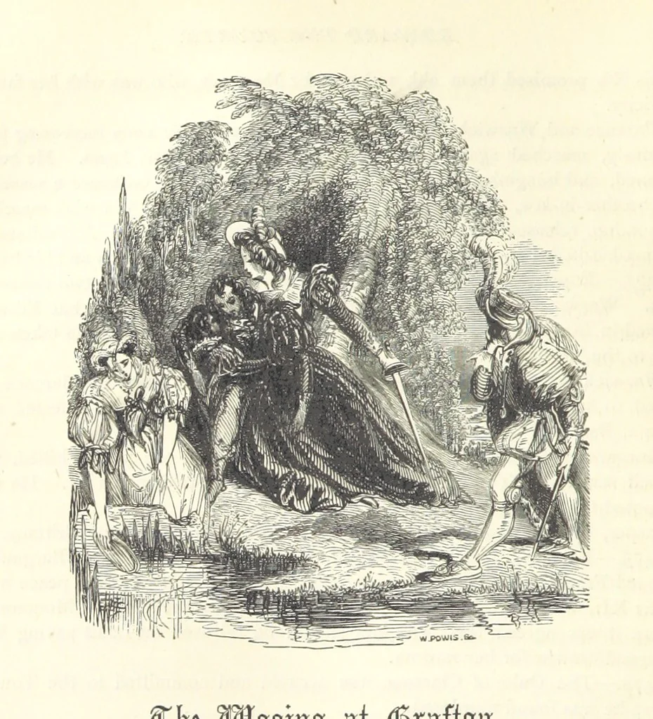 An illustration from England. [Historical tales, 1872, leaf 358