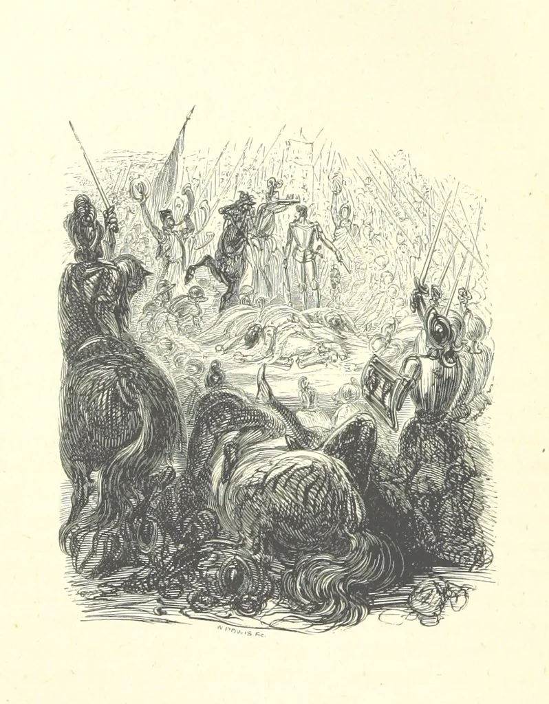 An illustration from England. [Historical tales, 1872, leaf 378