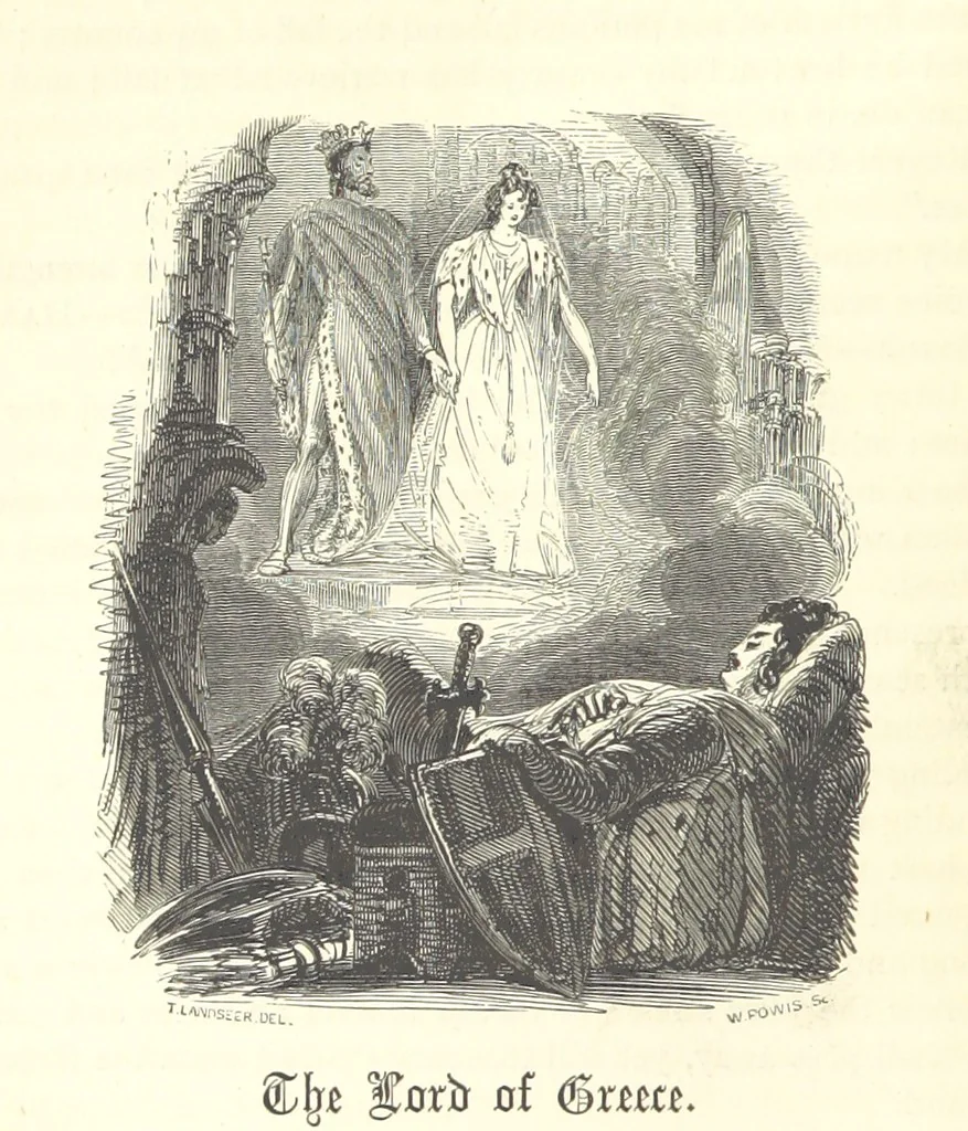 An illustration from England. [Historical tales, 1872, leaf 62