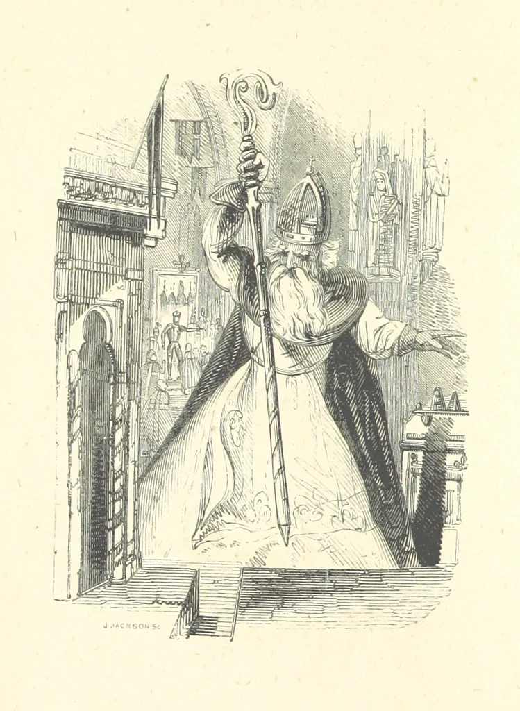 An illustration from England. [Historical tales, 1872, leaf 8